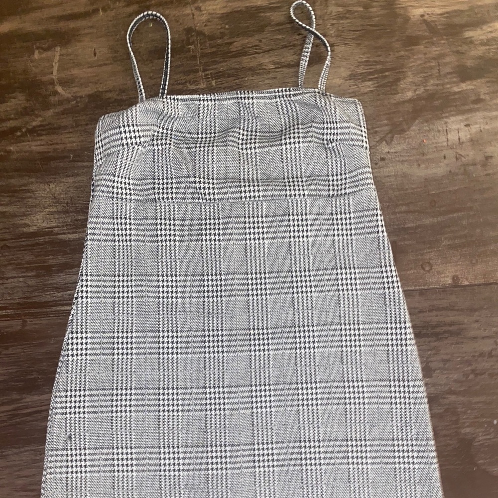 PLAID SLIP DRESS